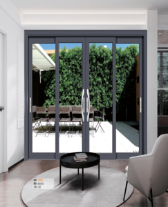 Aluminum alloy sliding door