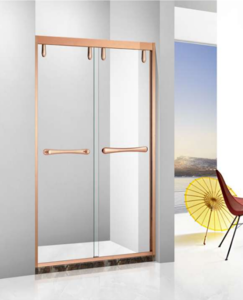 Screen double sliding door