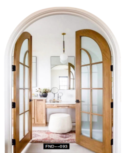 Solid Wood Glass Arch