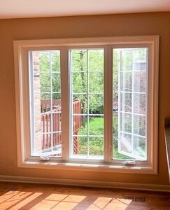 Wooden casement window